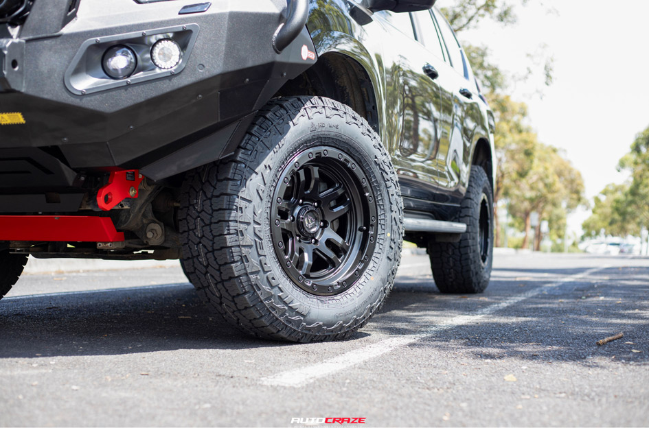 TOYOTA LAND CRUISER PRADO 150 FUEL AMMO MATTE BLACK