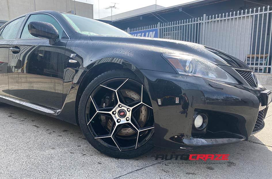LEXUS ISF IFG40 BLACK MACHINED FACE