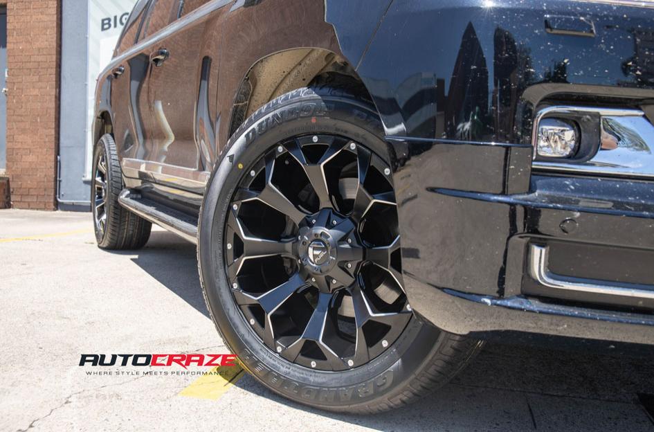TOYOTA LANDCRUISER ASSAULT GLOSS BLACK MILLED ACCENTS