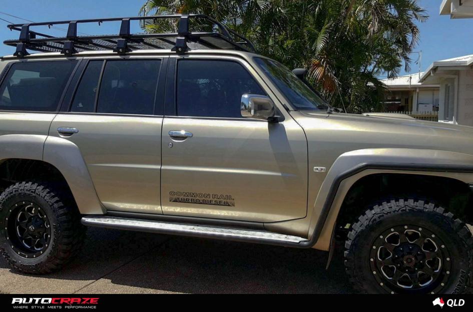 NISSAN PATROL BOOST GLOSS BLACK MILLED ACCENTS