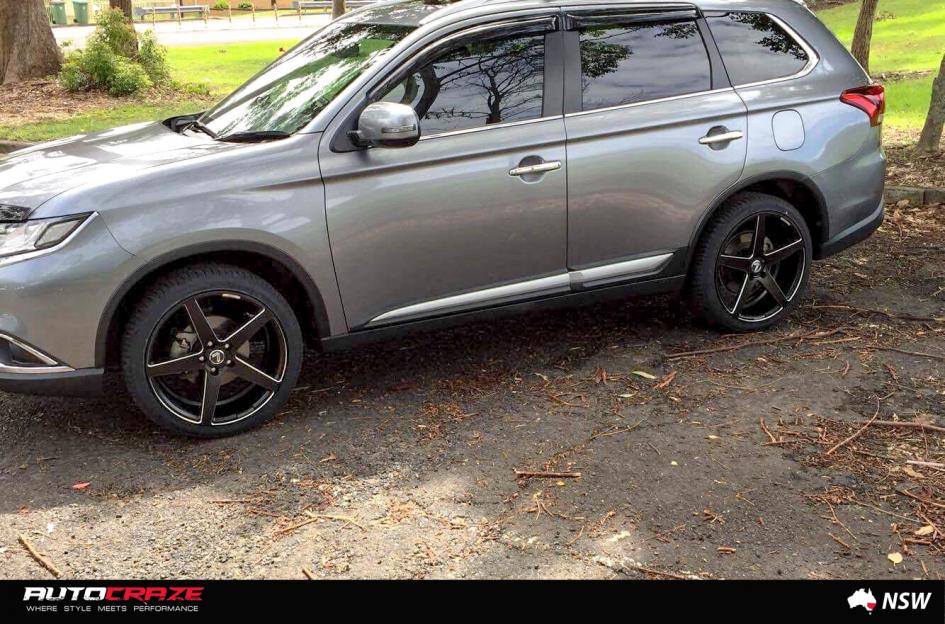 MITSUBISHI OUTLANDER CONQUISTA 7 SATIN BLACK