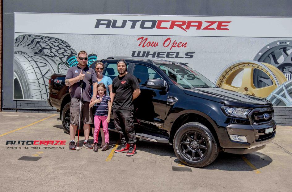 FORD RANGER GLAMIS MATTE BLACK