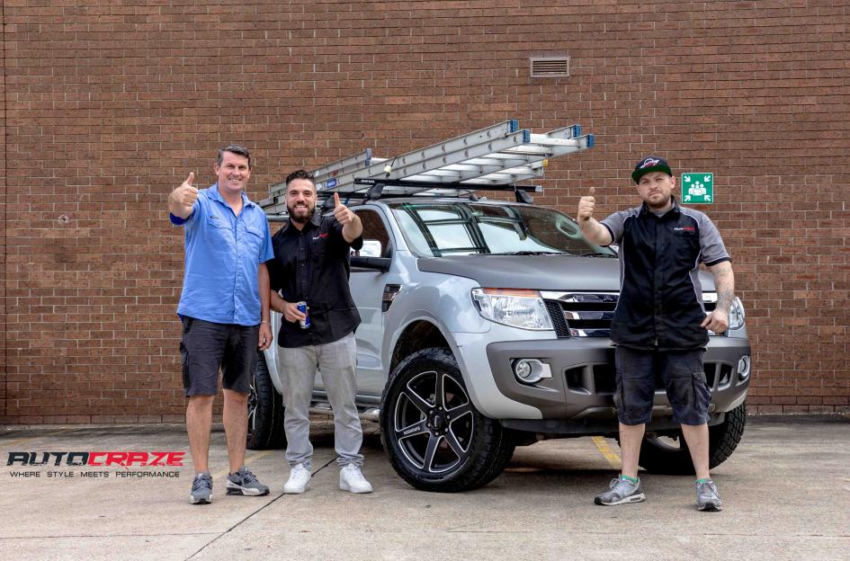 FORD RANGER S6S MATTE BLACK MILLED ACCENTS 3