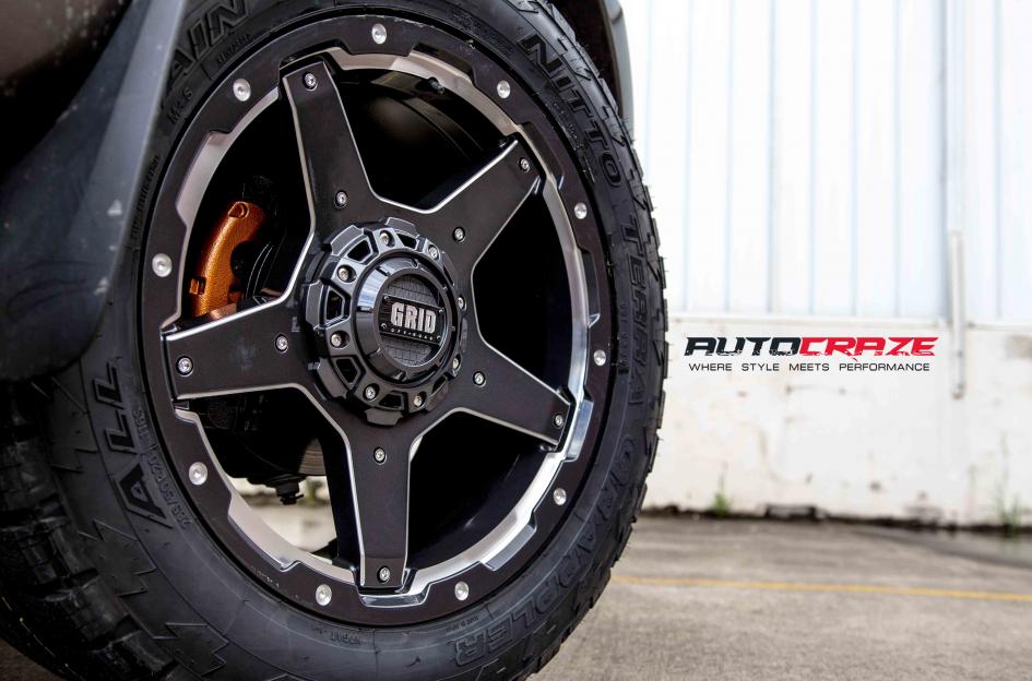 FORD RANGER GD04 GRAPHITE WITH MILLED ACCENTS 6