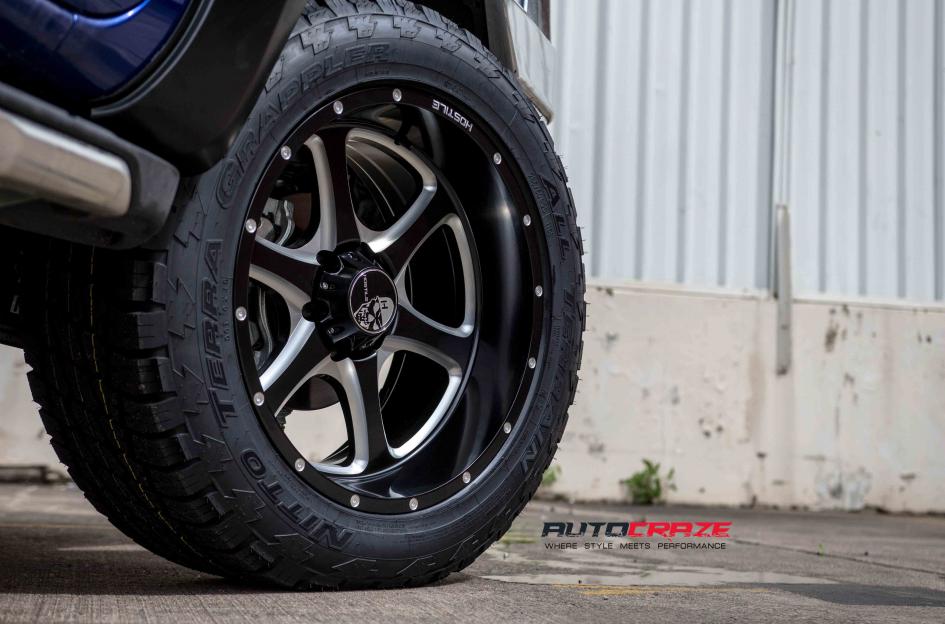 FORD RANGER EXILE SATIN BLACK MILLED ACCENTS