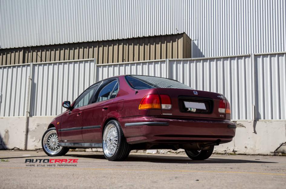 HONDA CIVIC 5 STUD BSX SILVER MACHINE