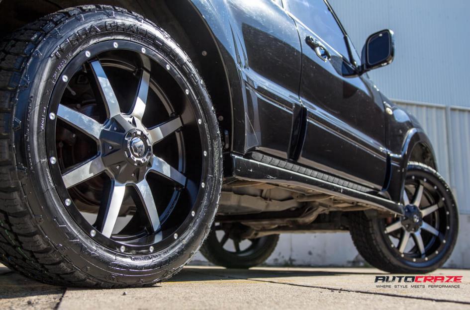 MITSUBISHI PAJERO MAVERICK BLACK MACHINED FACE