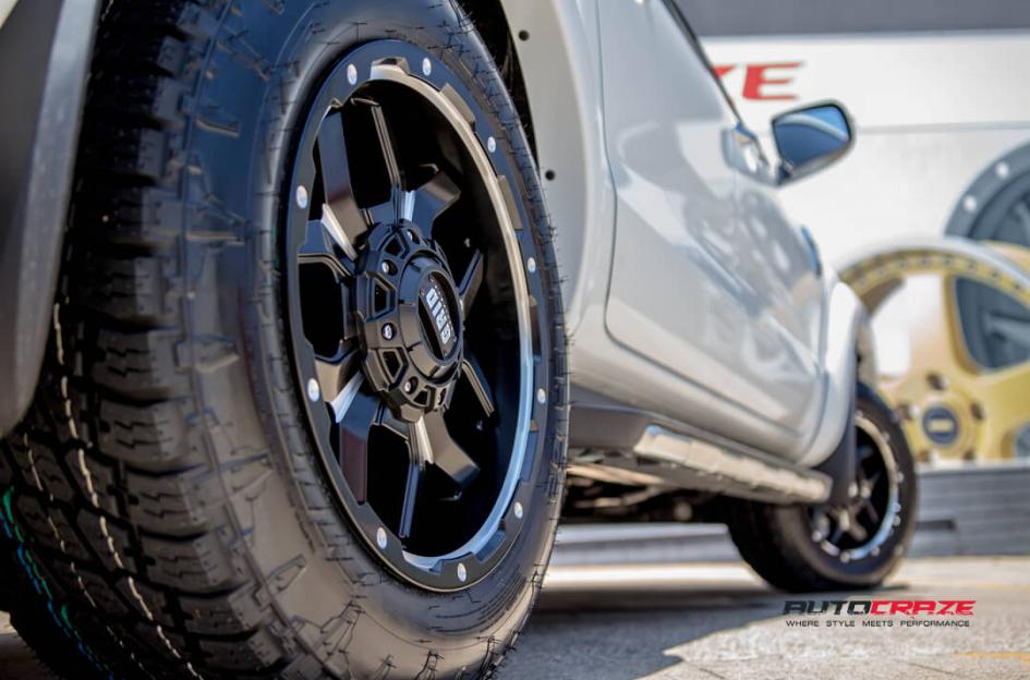 FORD RANGER GD07 MATTE BLACK MILLED