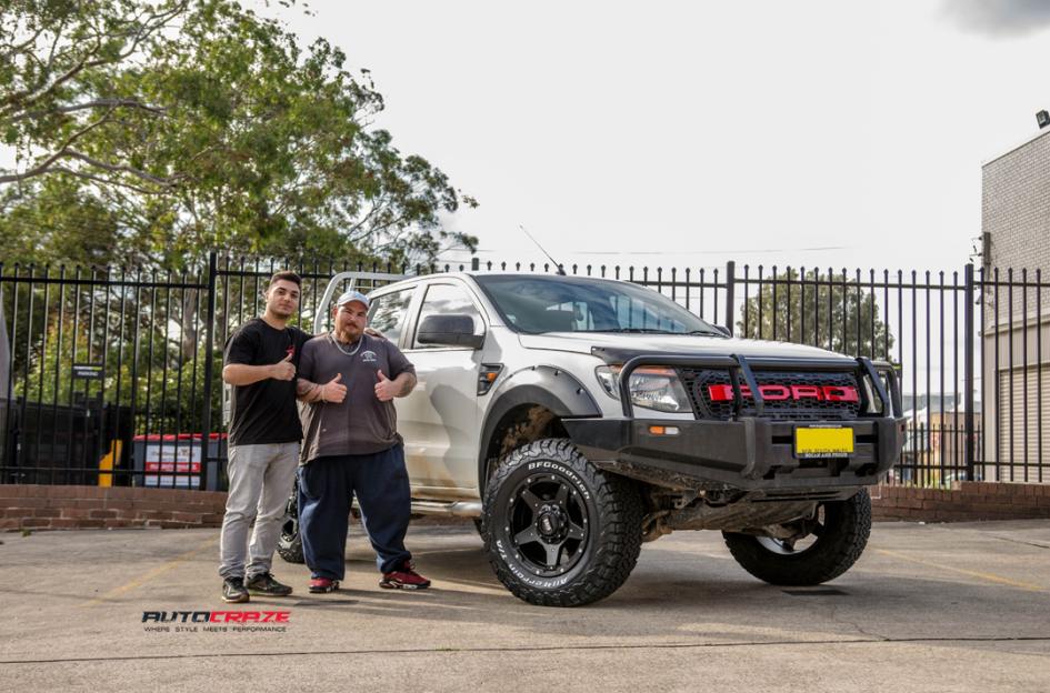 FORD RANGER GD04 MATTE BLACK