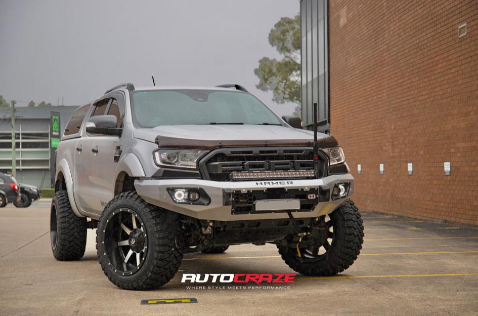 FORD RANGER MAVERICK BLACK MACHINED FACE
