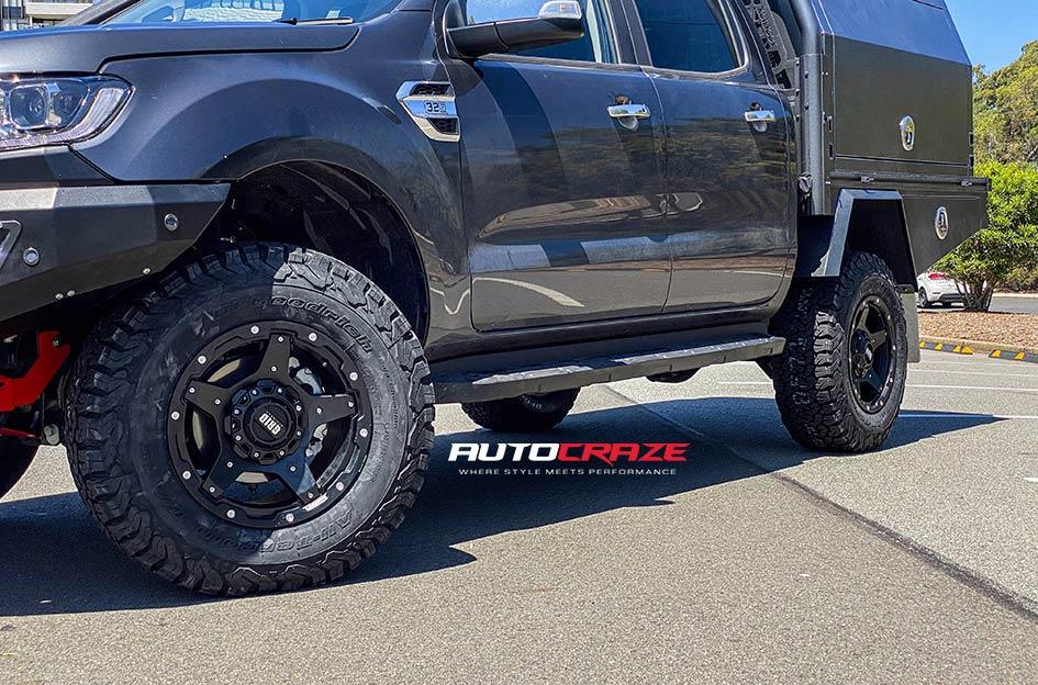 FORD RANGER GD04 MATTE BLACK