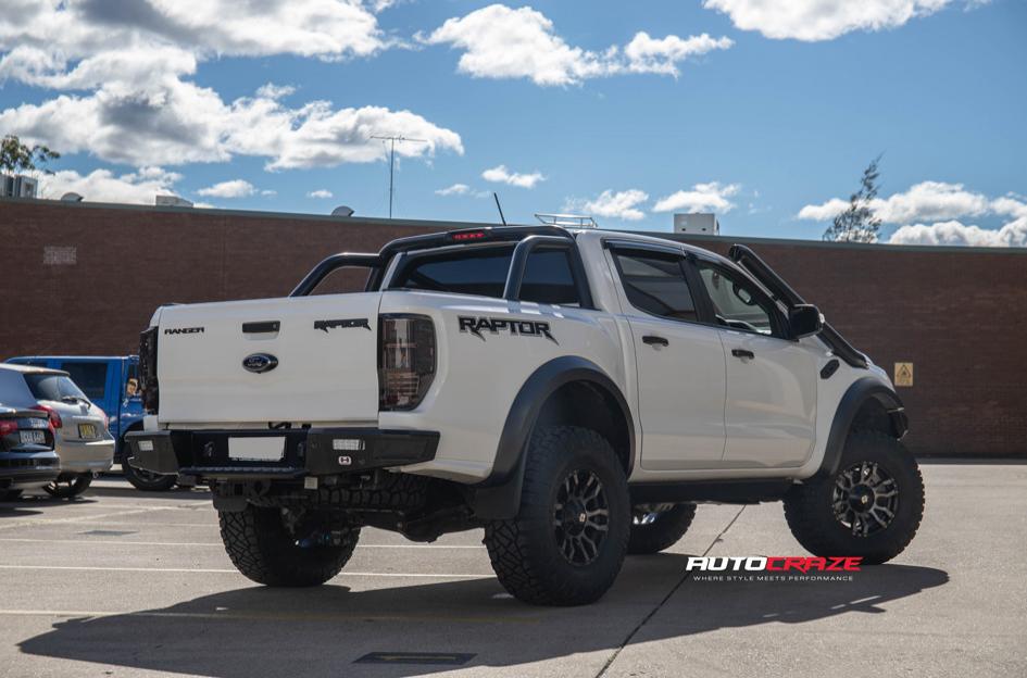 FORD RANGER RAPTOR FLORIDA MACHINED FACE BLACK MATTE GREY TINT