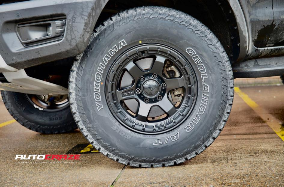 FORD RANGER RAPTOR BLOCK MATTE BLACK