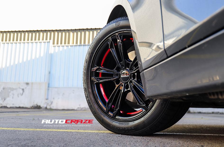 BMW F30 REDBACK PIANO BLACK RED UNDERCUT
