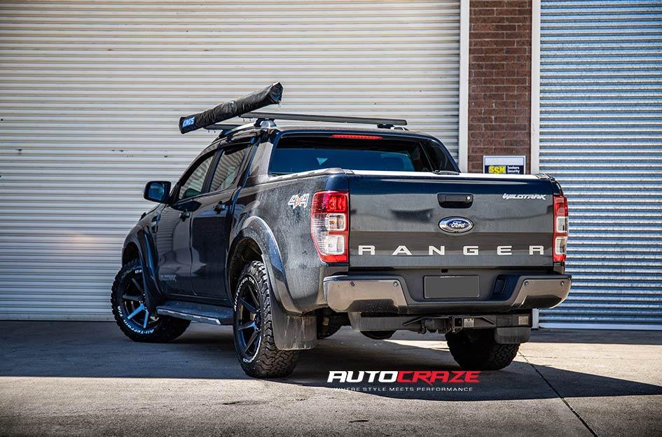 FORD RANGER AVALANCHE MATTE BLACK GREY FACE