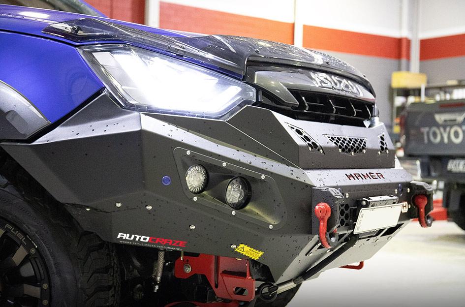 ISUZU DMAX BLITZ MATTE BLACK MACHINED DDT