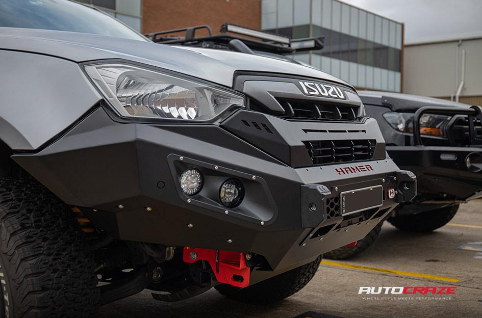 ISUZU DMAX KM544 MESA SATIN BLACK GLOSS BLACK LIP