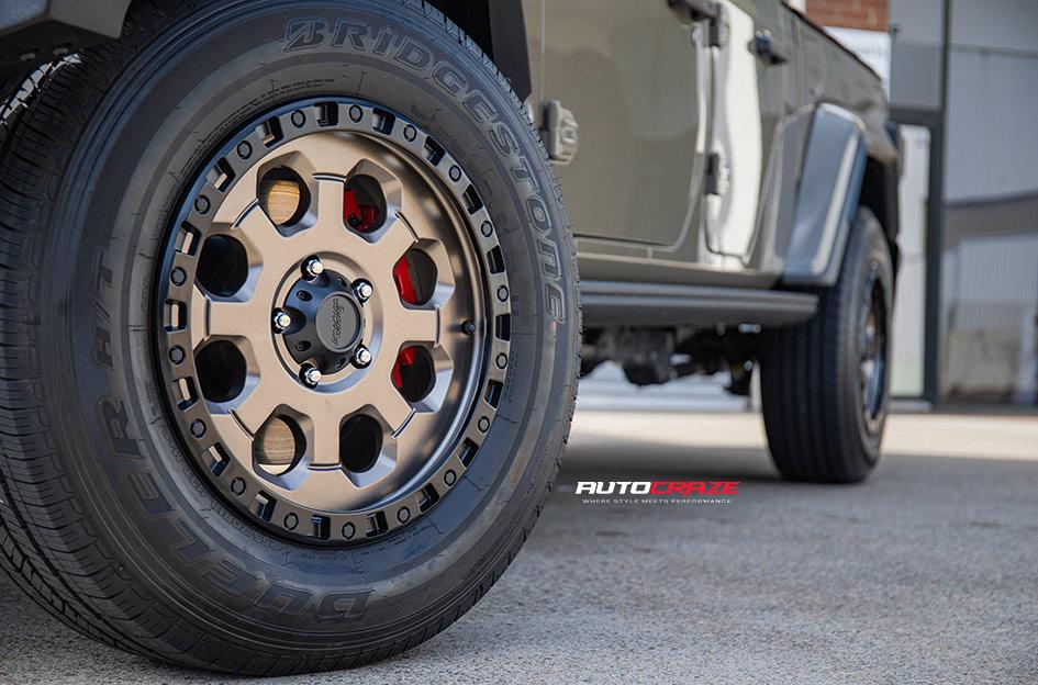 JEEP GLADIATOR AR201 MATTE BRONZE BLACK LIP