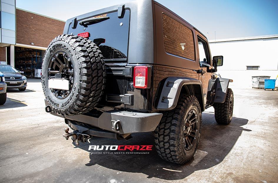 JEEP WRANGLER OUTLAW SATIN BLACK