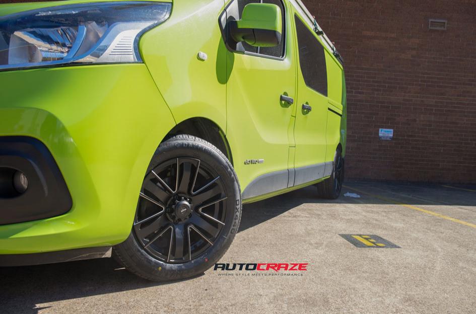 RENAULT TRAFIC ROK SATIN BLACK PIPED