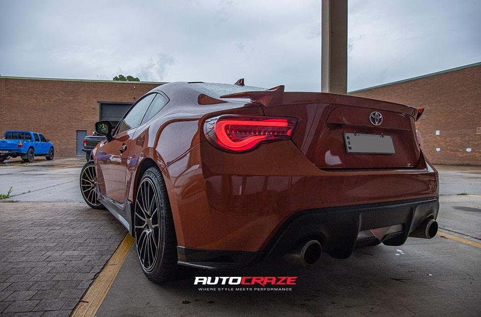 TOYOTA 86 SC49 GLOSS BLACK MACHINED FACE