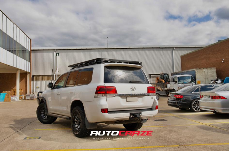 TOYOTA LANDCRUISER COVERT MATTE ANTHRACITE BLACK RING