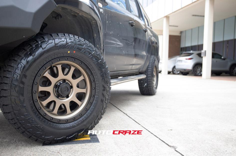 VOLKSWAGEN AMAROK HURRICANE SATIN BRONZE BLACK LIP