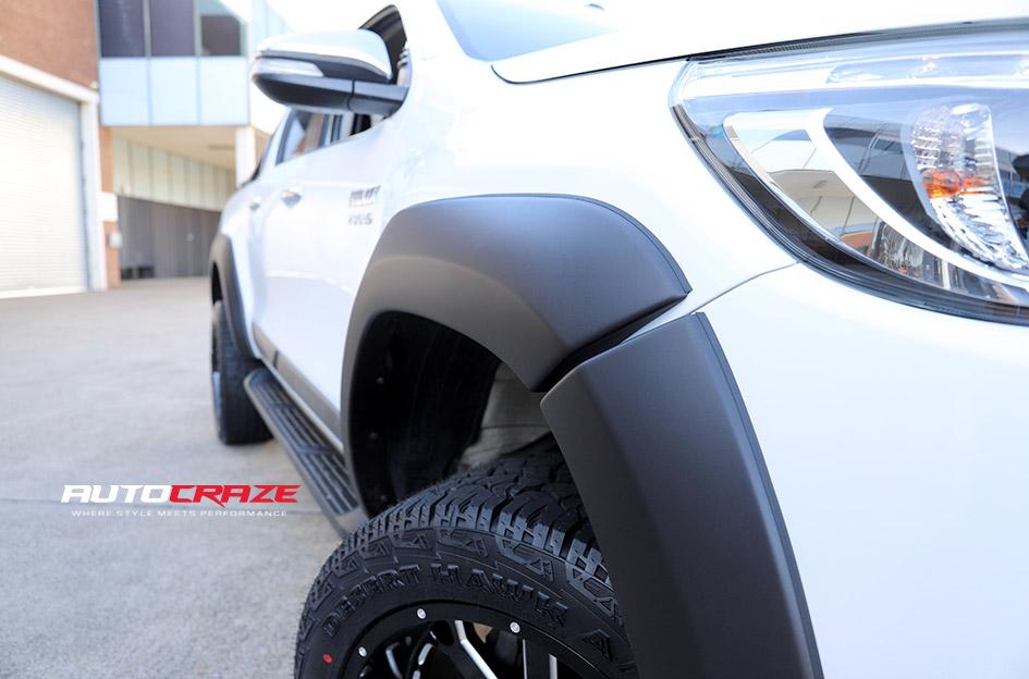 TOYOTA HILUX N80 4WD BUCK 25 XD GLOSS BLACK MILLED ACCENTS