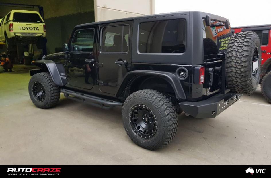 JEEP WRANGLER HOLESHOT XD SATIN BLACK
