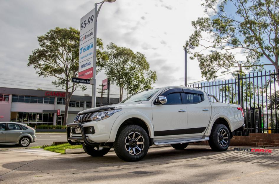 MITSUBISHI TRITON T05 SATIN BLACK MACHINED FACE