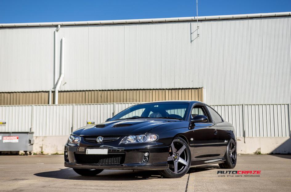 HOLDEN MONARO FRC BLACK MACHINED WITH DARK TINT