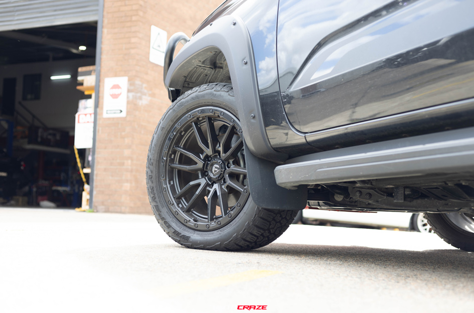 VOLKSWAGEN AMAROK NEXT GEN FUEL REBEL 6 MATTE GUNMETAL BLACK RING