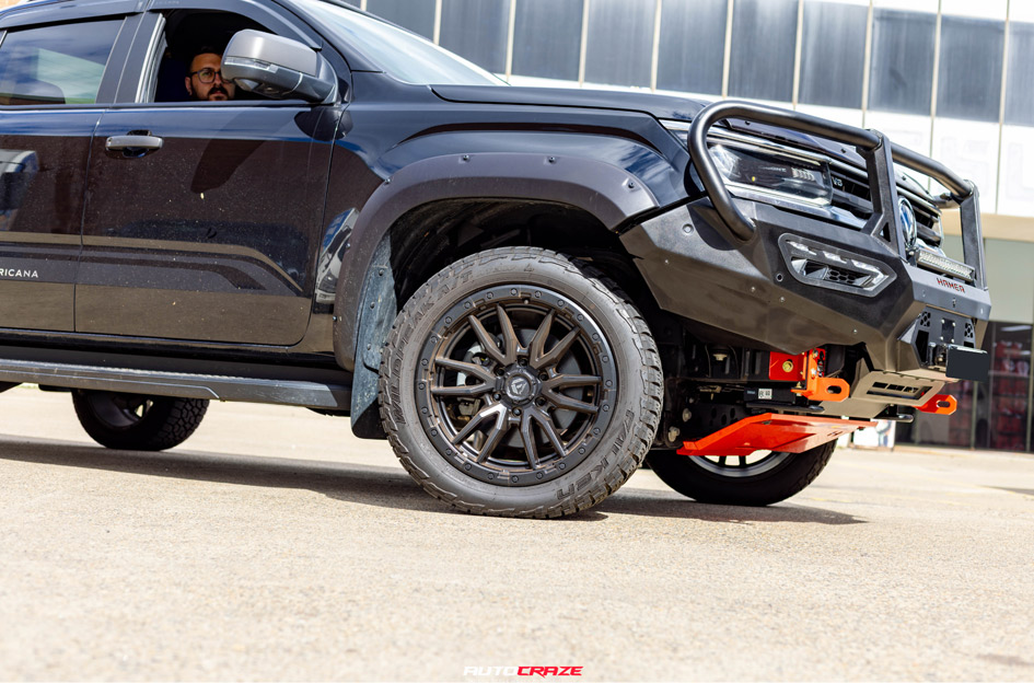 VOLKSWAGEN AMAROK NEXT GEN FUEL REBEL 6 MATTE GUNMETAL BLACK RING