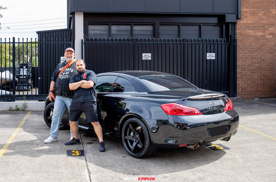 INFINITI G37 ASANTI ABL31 REGAL SATIN BLACK W/ GLOSS BLACK LIP