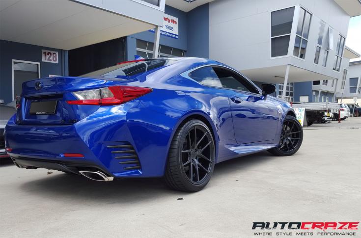 LEXUS-RC350-F-SPORT-TARGA-BLACK-&-MACHINED-WITH-DOUBLE-DARK-TINT