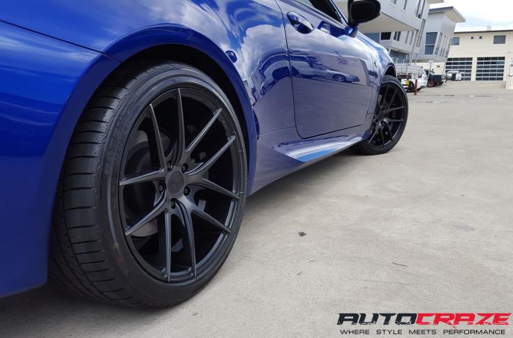 LEXUS-RC350-F-SPORT-TARGA-BLACK-&-MACHINED-WITH-DOUBLE-DARK-TINT
