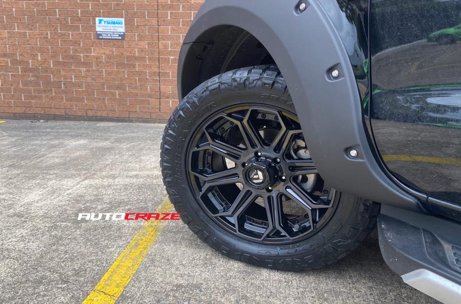 FORD RANGER SIEGE MATTE BLACK