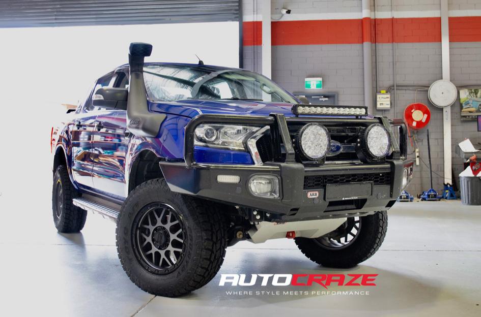 FORD RANGER GRENADE OR XD MATTE GREY MATTE BLACK LIP