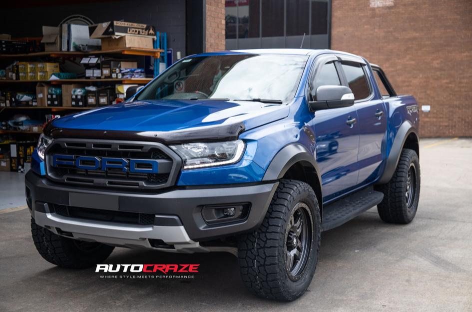 FORD RANGER RAPTOR ANZA MATTE ANTHRACITE WITH BLACK RING