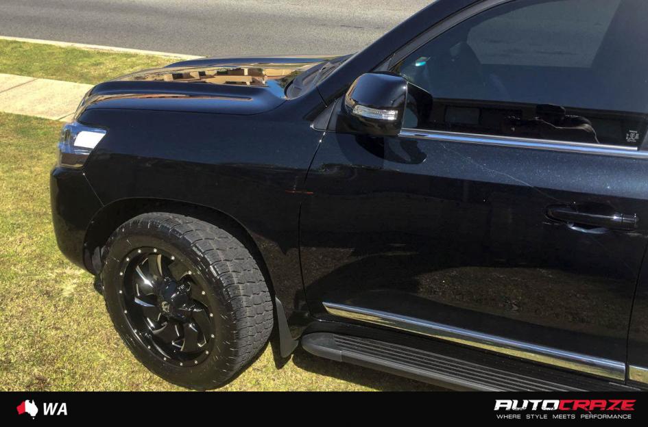 TOYOTA LANDCRUSIER CLEAVER GLOSS BLACK MILLED ACCENTS