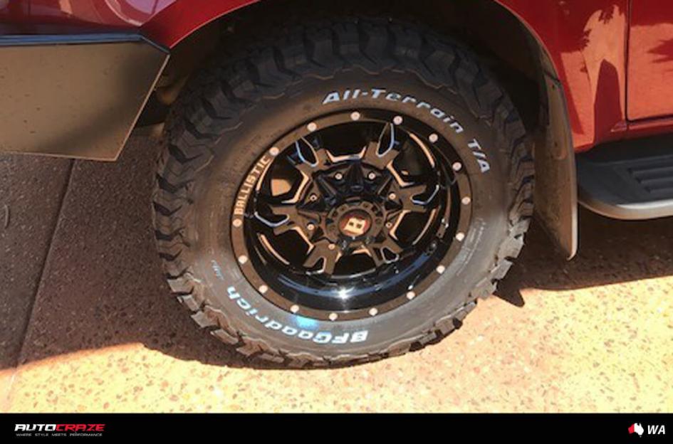 HOLDEN COLORADO MACE GLOSS BLACK MILLED ACCENTS