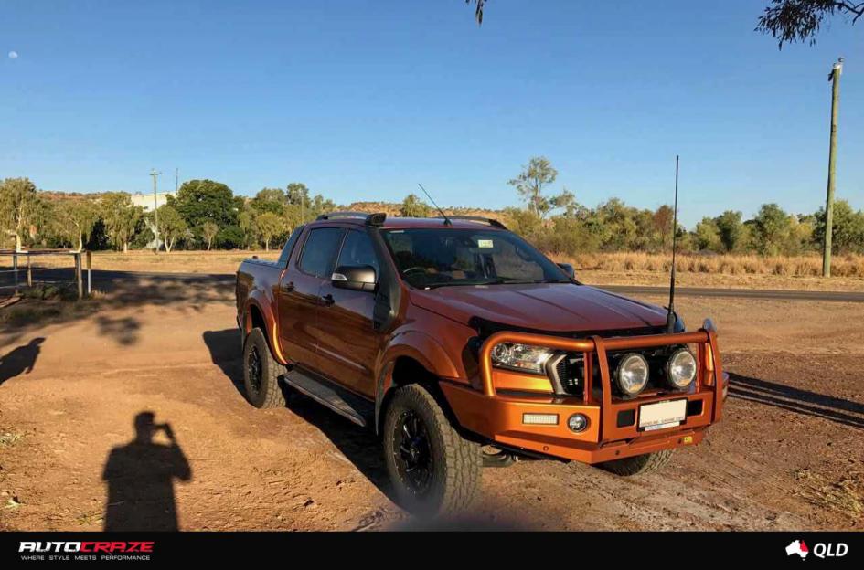 FORD RANGER CLEAVER GLOSS BLACK MILLED ACCENTS