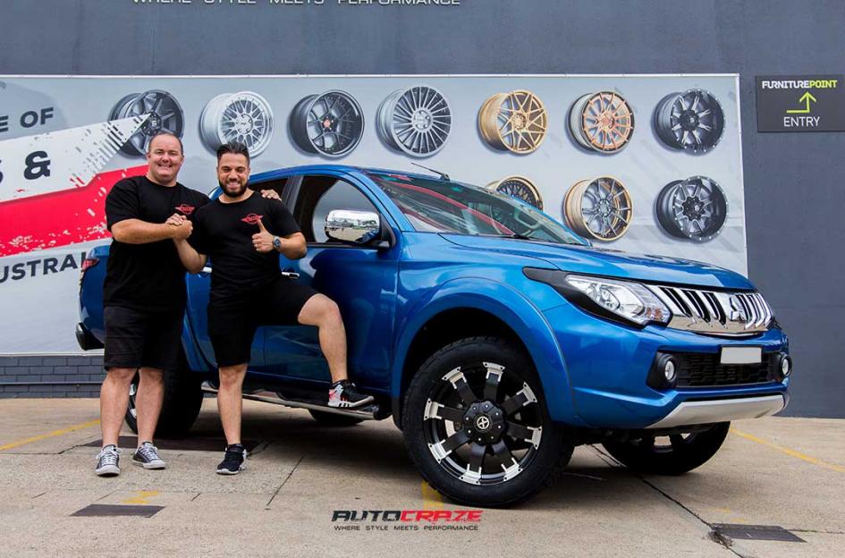 MITSUBISHI TRITON AX191 SATIN BLACK MACHINED