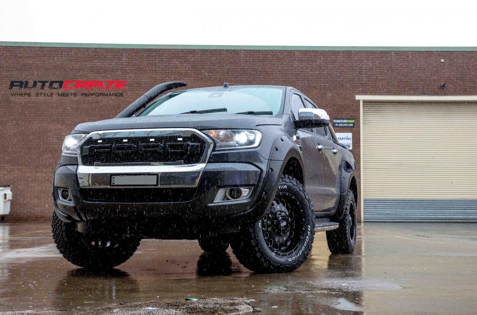 FORD RANGER GD03 GLOSS BLACK MILLED ACCENTS 3