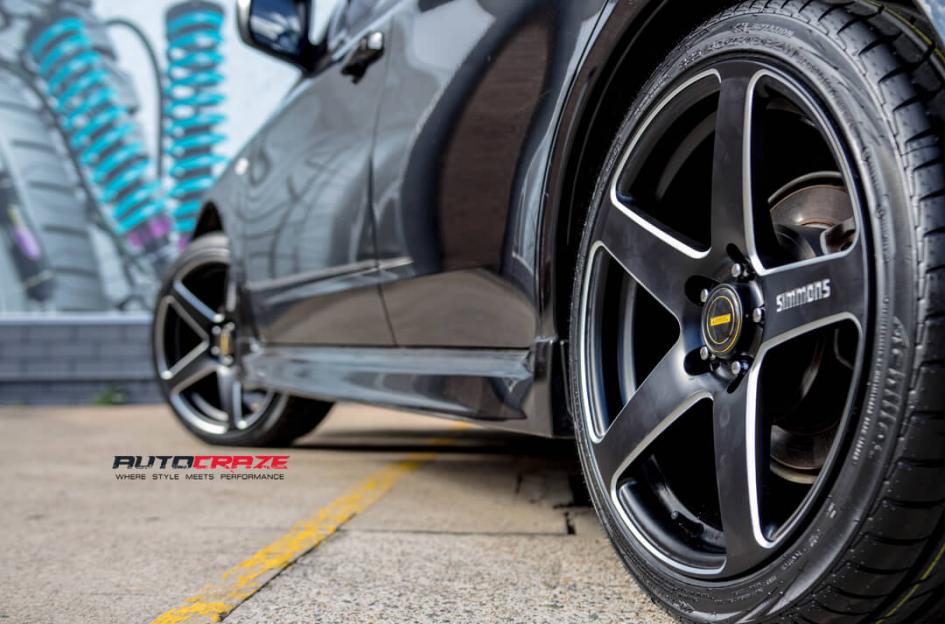 SUBARU WRX FRCS MATTE BLACK MILLED ACCENTS