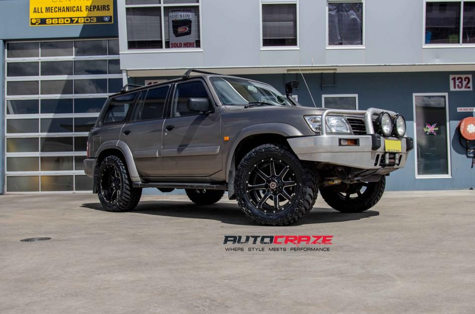 NISSAN PATROL MAVERICK GLOSS BLACK MILLED ACCENTS
