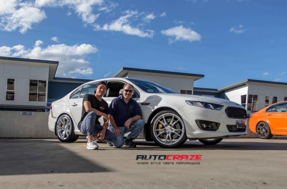 FORD FALCON SF06 SILVER MACHINED FACE