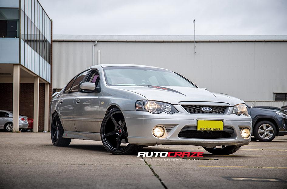 FORD FALCON XR8 IFG7 FLAT BLACK WHEEL