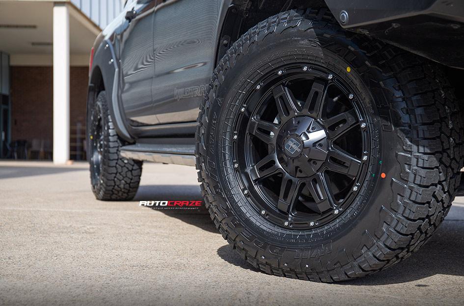 FORD RANGER RENEGADE V2 MATTE BLACK