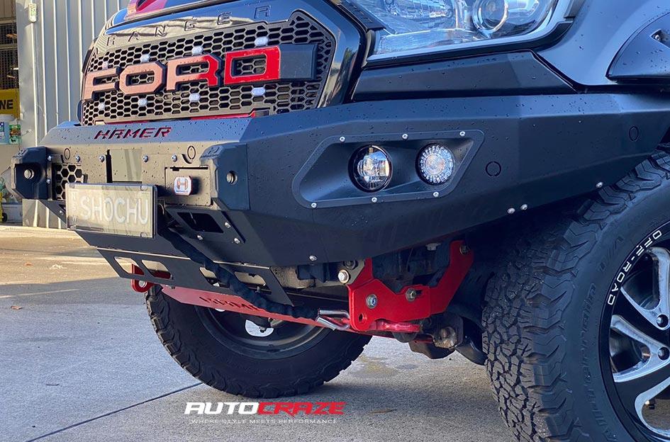 FORD RANGER FFC30 CUSTOM ANTHRACITE WITH CANDY APPLE RED ACCENT